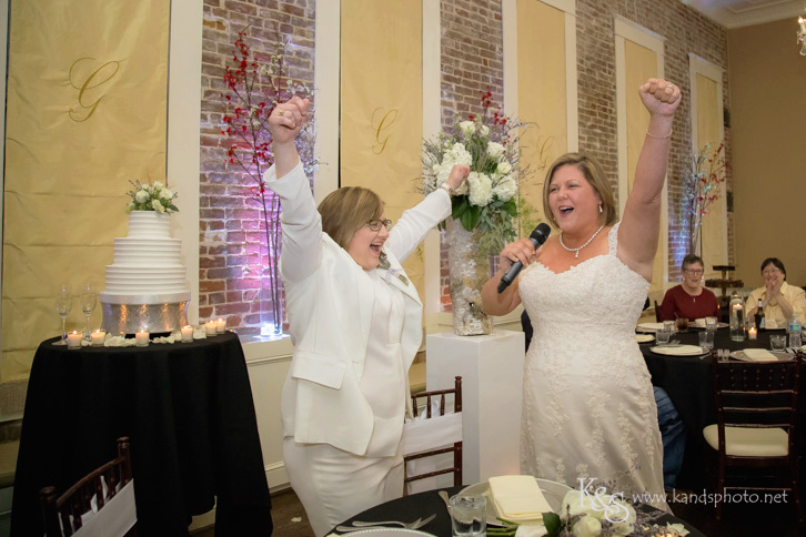 same sex wedding at mckinney grand hotel -46 Grand Hotel in McKinney Wedding